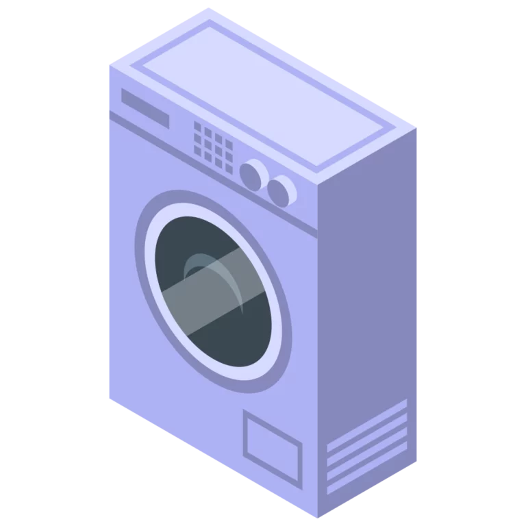 Purple Front Load Washer